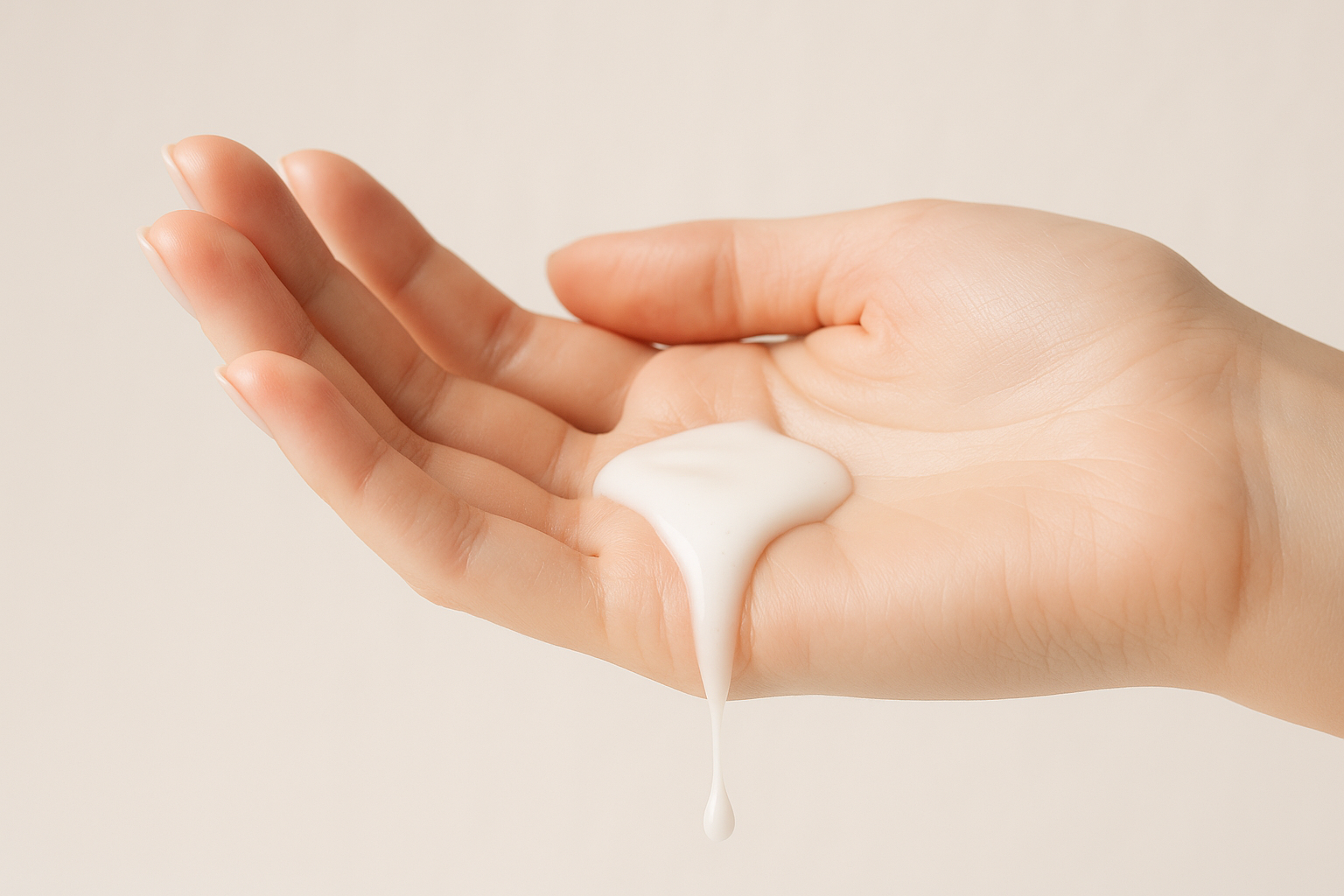 less shampoo in hand and make it more liquid